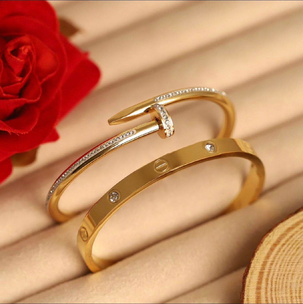 Anti Tarnish bange style Bracelet| beat the trend
