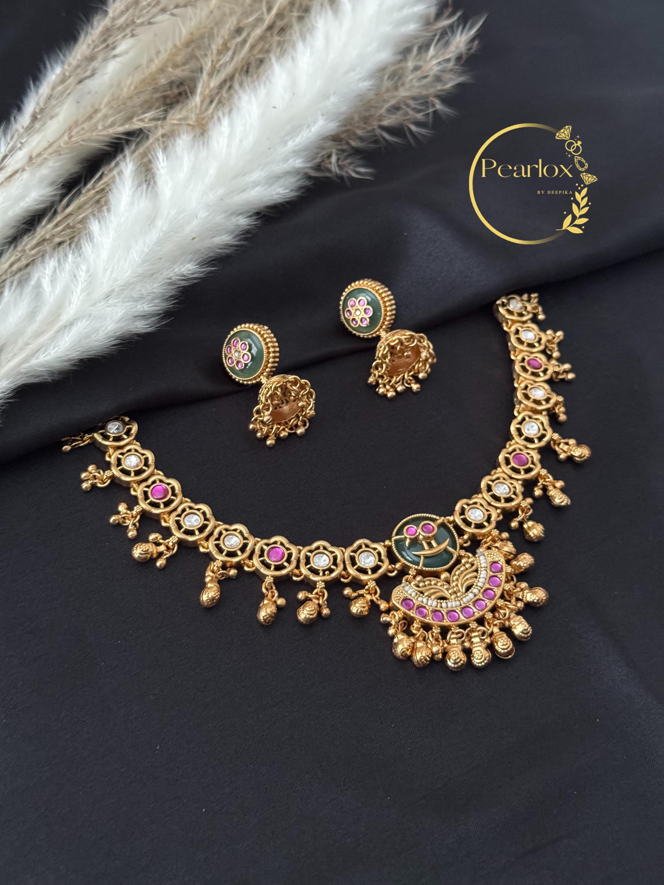 Regal Heritage Jewellery Set with jhumka| Indian Jewellery| royal wedding