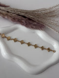 All-Gold Tone Lucky Clover Bracelet