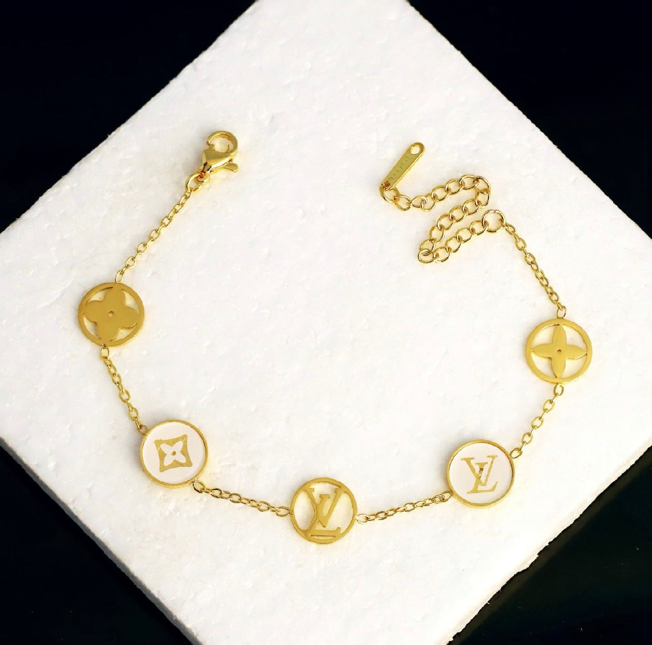 The Creative Monogram Floral Bracelet