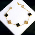The Midnight & Sunray Clover Bracelet