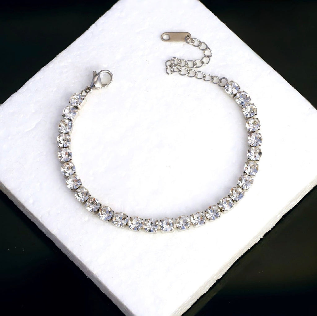 The Eternal Tennis Bracelet| Adjustable in size.