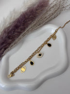 Midnight Protection Double-Chain Bracelet| Black eye style