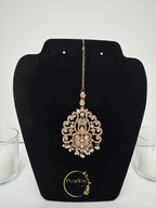 Traditional Antique Pearl Bahubali Jhumka + Tikka| wedding| Indian Jewellery| Pakistani Jewellery